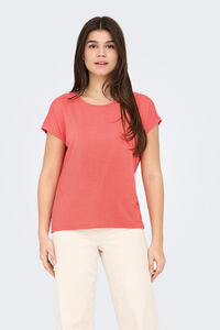 Only Glitzer-T-Shirt mit regular fit Passform