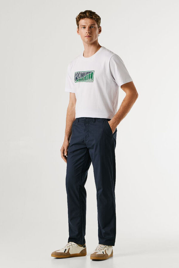 Pepe Jeans Pantal&oacute;n chino ajustado azul