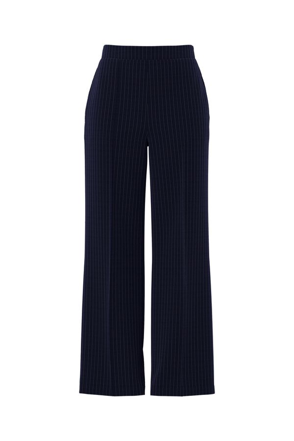 Pieces Wide leg tailored trousers grey