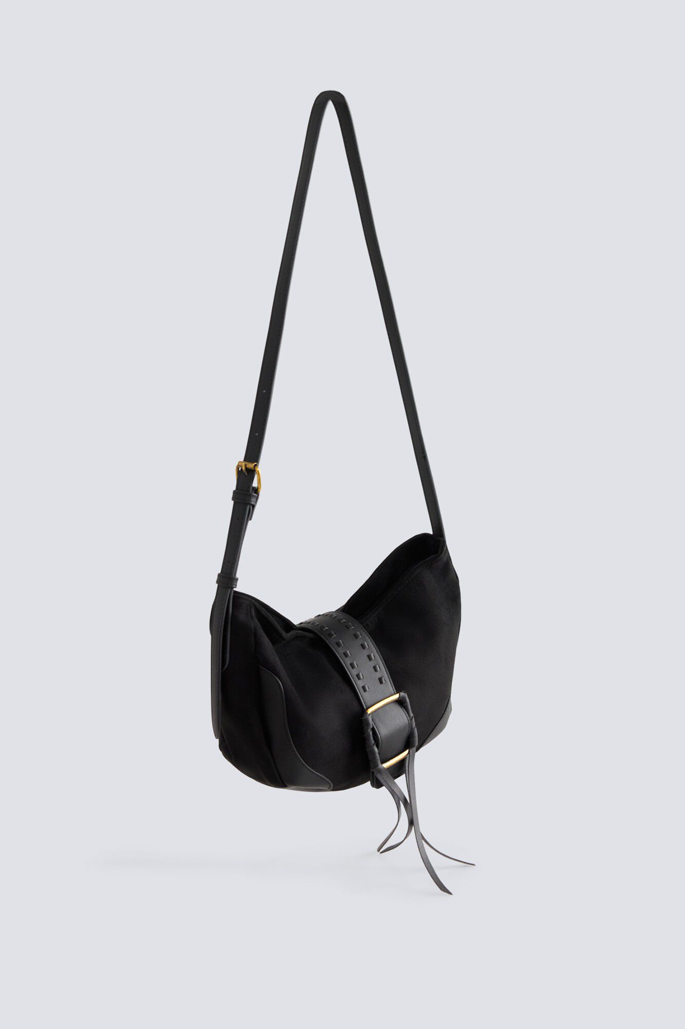 Springfield Faux suede crossbody