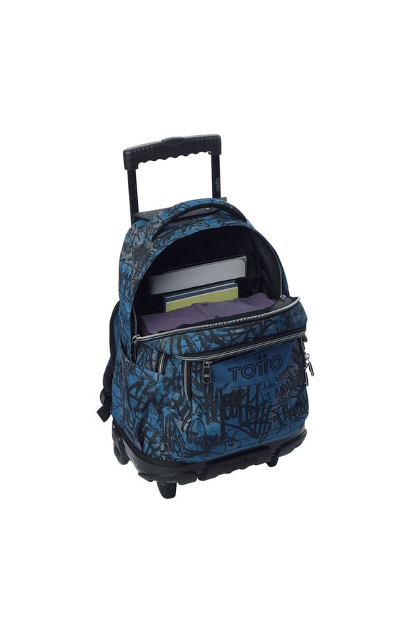 Totto Mochila Renglones azul
