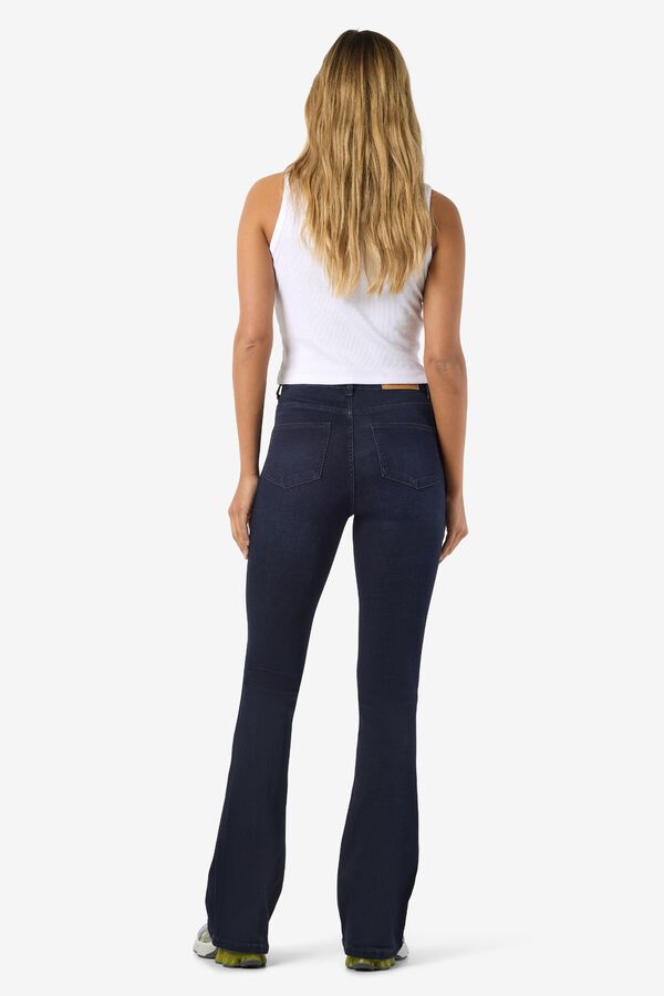 Noisy May High-waisted bootcut jeans bleu