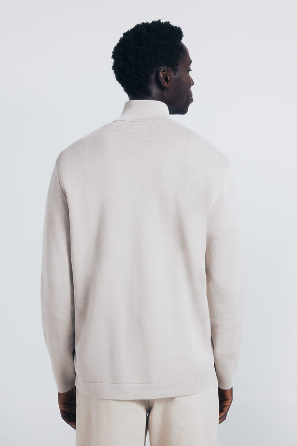 Springfield Milano zip fastening jumper nude