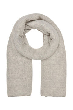 Springfield Plain knitted scarf gris