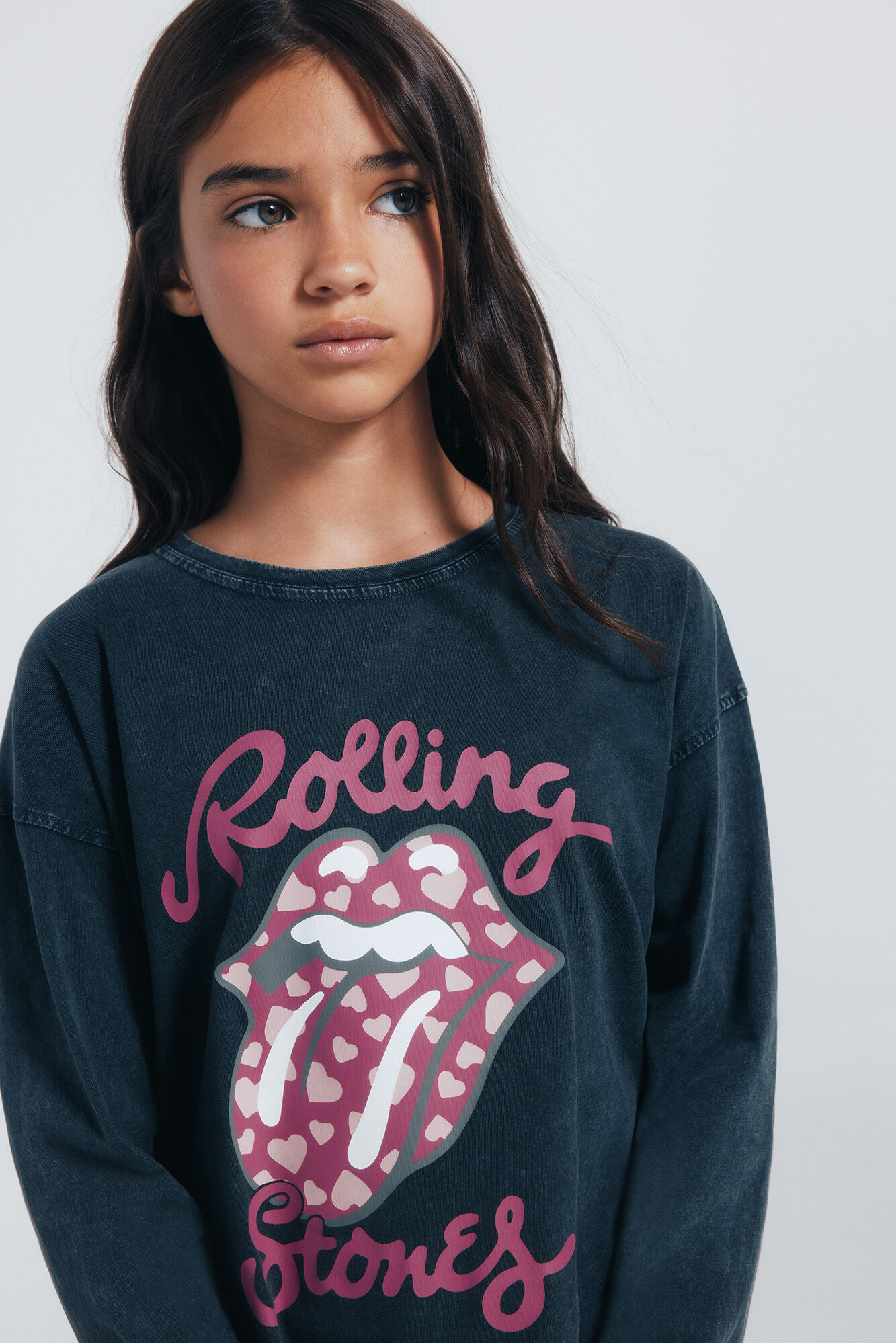 Springfield Kids Camiseta manga larga Rolling stones ni&ntilde;a.