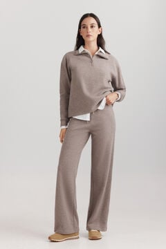 Springfield Soft sole wide leg sports trousers