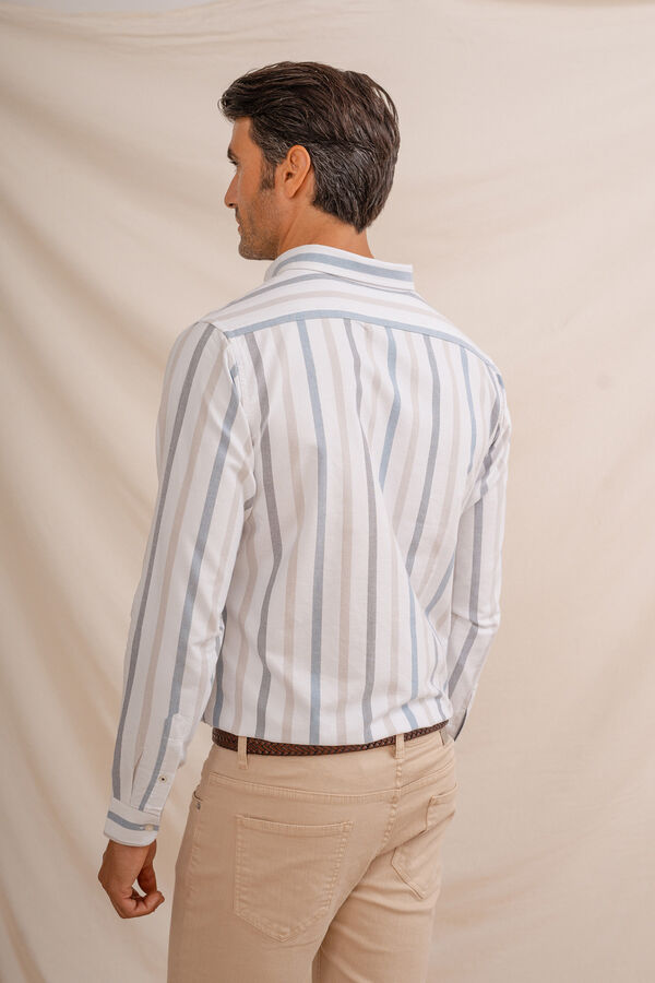 Celopman Camisa Oxford azul