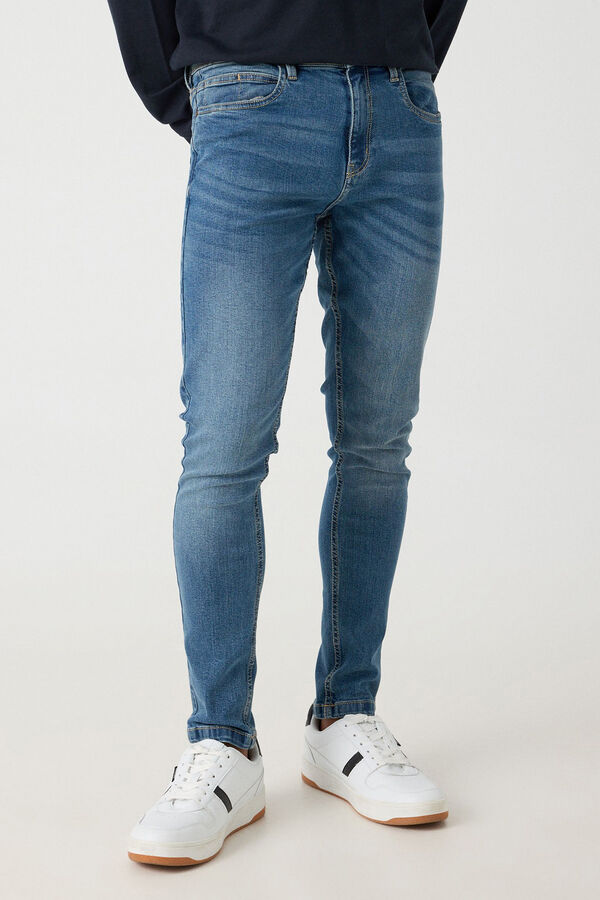 Springfield Skinny Jeans blau