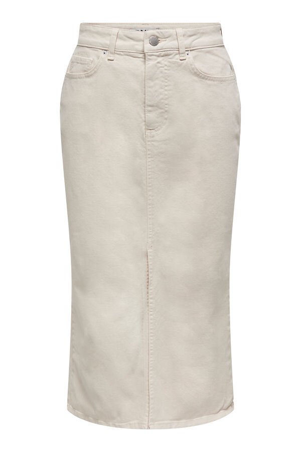 Only Falda vaquera midi rosa