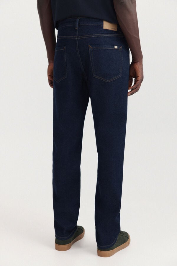 Springfield Desized wash slim fit jeans blue