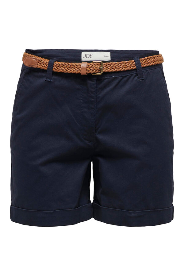 Springfield Chino shorts with belt bluish