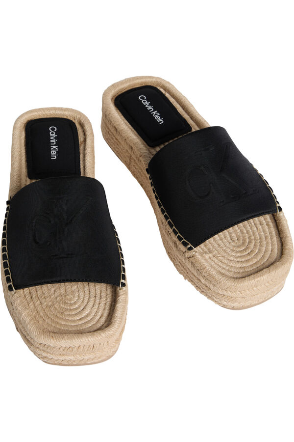 CK Jeans Platform espadrilles black