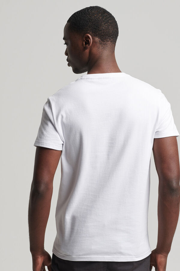 Springfield Organic cotton T-shirt with Core Logo blanc