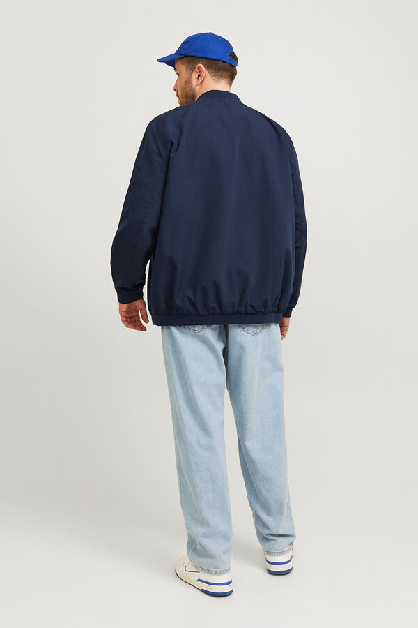 Jack & Jones PLUS Lightweight bomber jacket blue