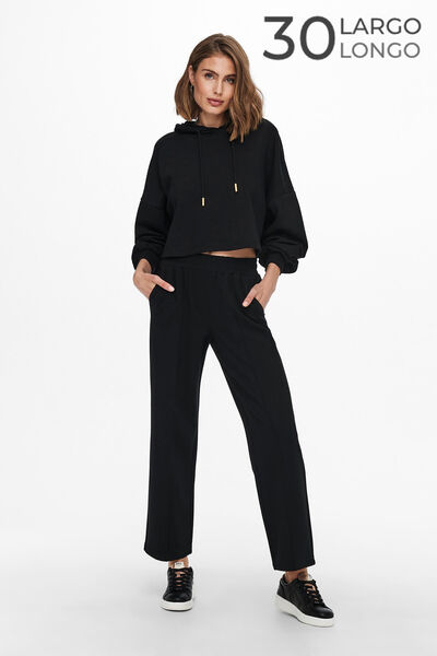 Springfield Fluid trousers with adjustable waist black