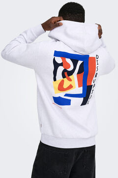 Only & Sons Sudadera con capucha y print