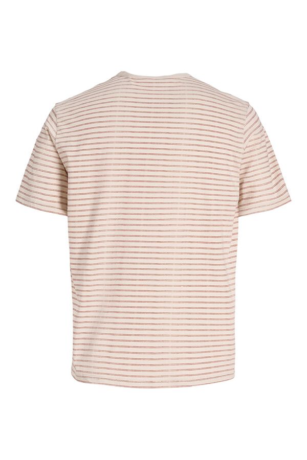 Jack & Jones Striped relaxed fit T-shirt brown