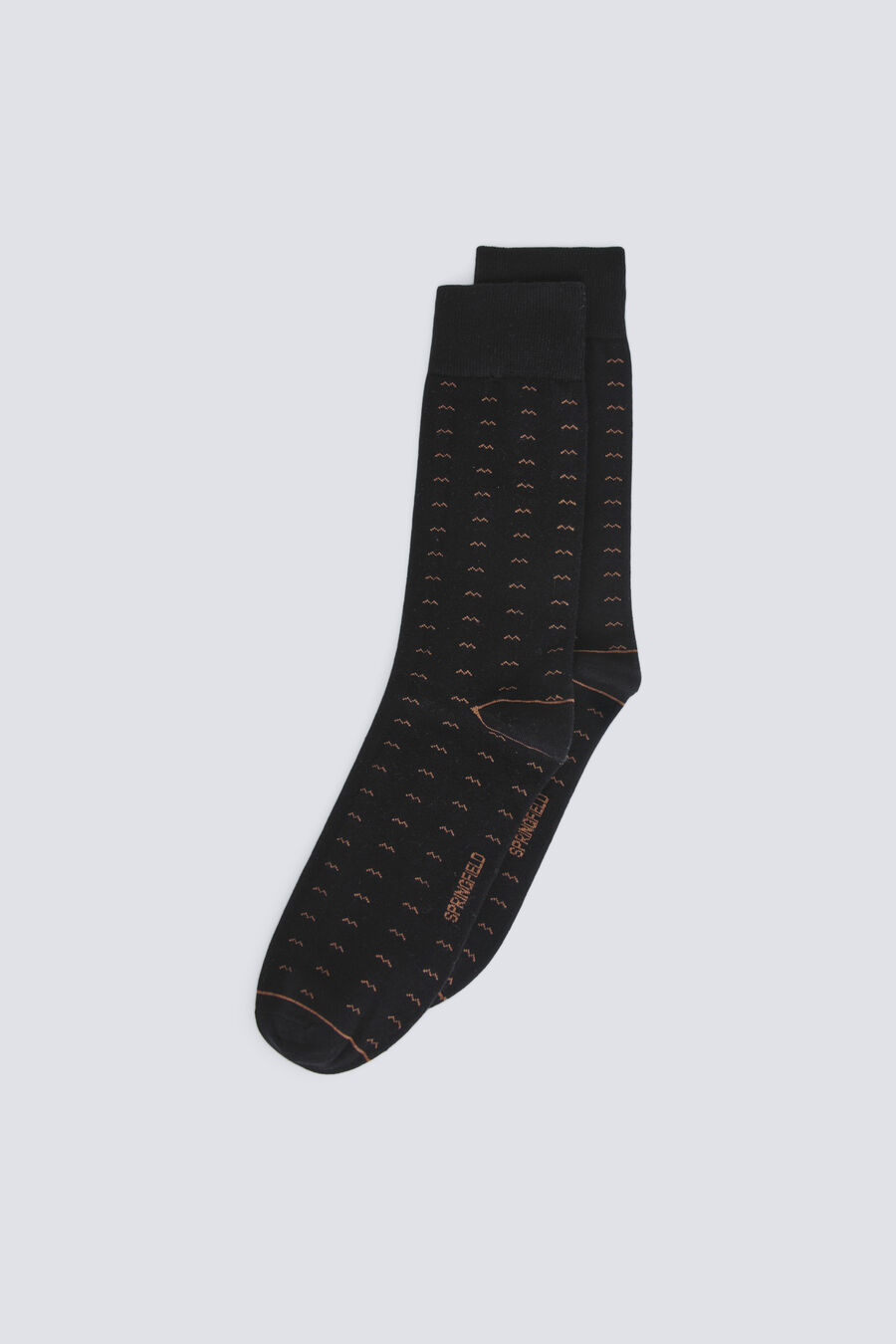 Calcetín largo micro bordados