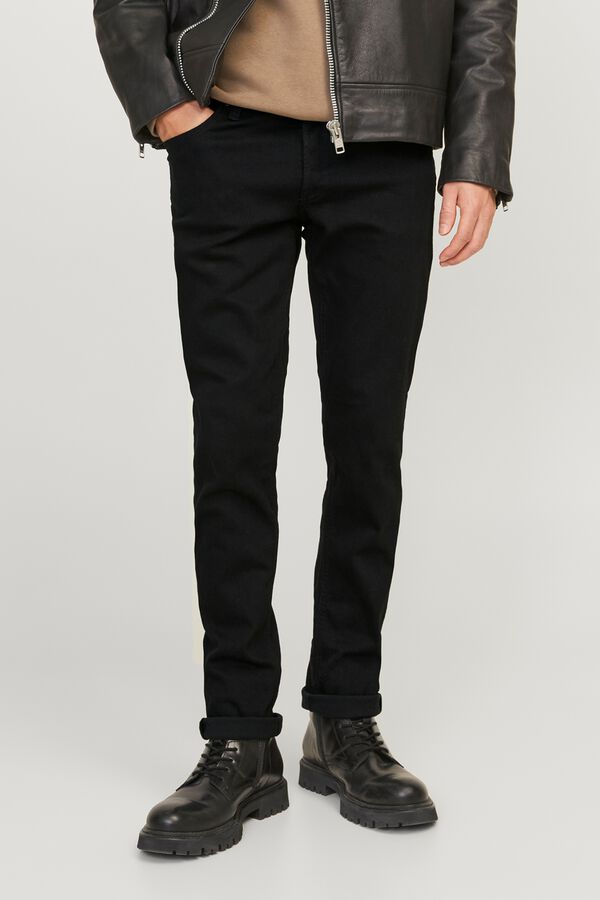 Jack & Jones Five-pocket slim fit jeans black