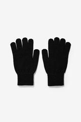 Tiffosi Guantes de malla negro