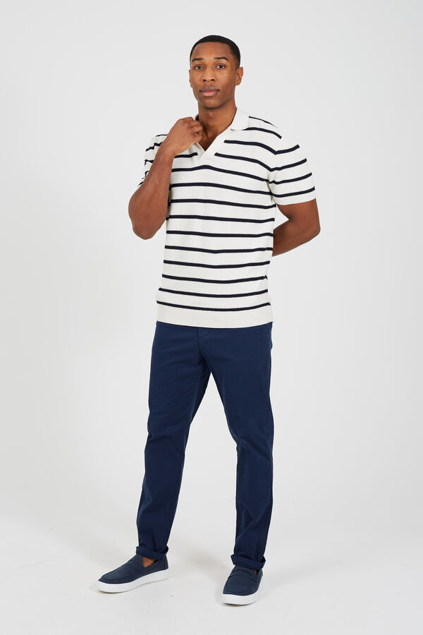 Brave Soul Pantalón chino con 3 bolsillos azul