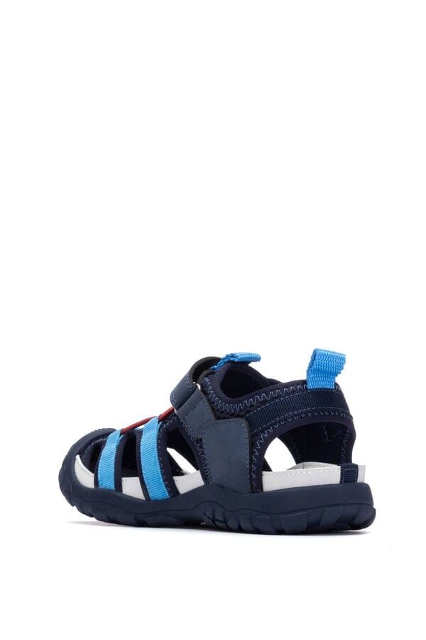 XTI Kids Velcro jelly sandals blue