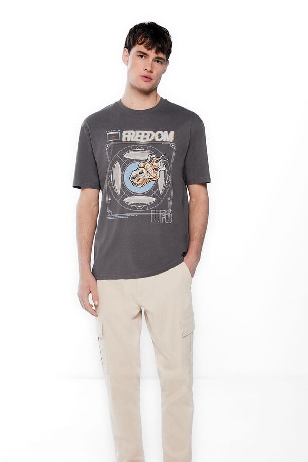 Springfield T-shirt freedom mix cinza