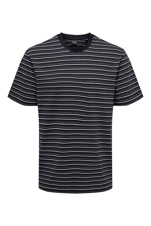 Springfield Horizontal striped T-shirt crna