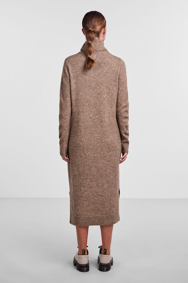 Pieces Long jersey-knit dress blue