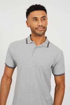 Brave Soul Polo de manga corta con bolsillo