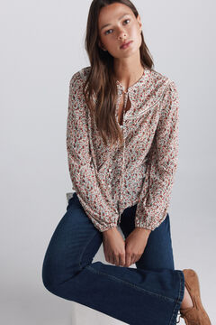 Springfield Blusa estampada lace