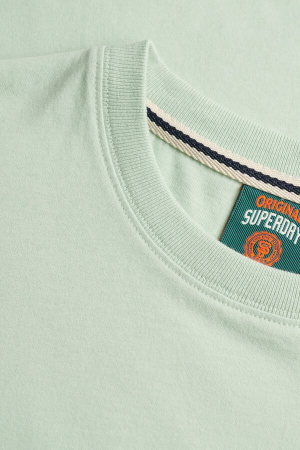 Superdry Basic short sleeve with small logo T-shirt beige