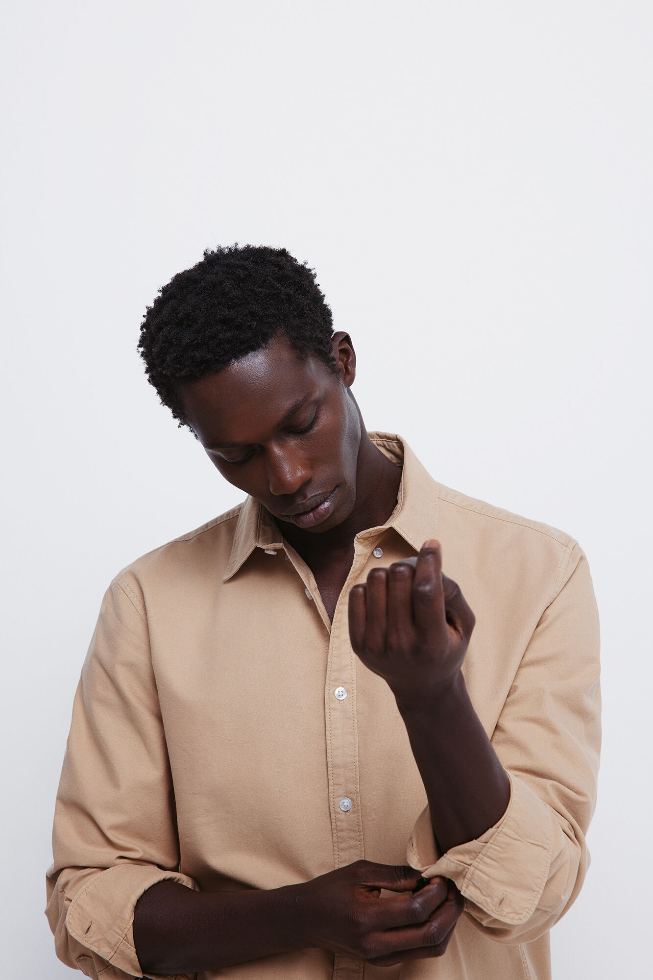 Springfield Garment dyed oxford shirt