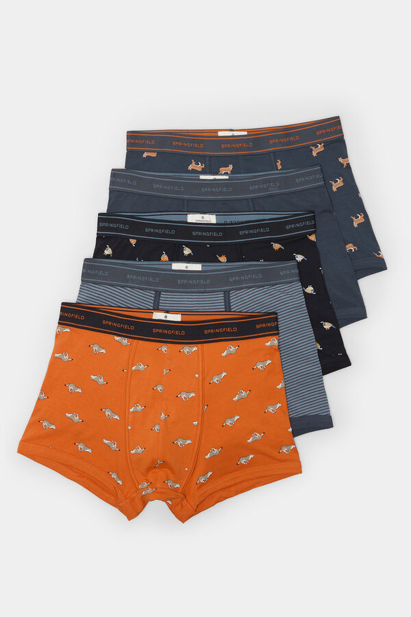Pack boxers estampado animales Bóxers y calzoncillos de hombre