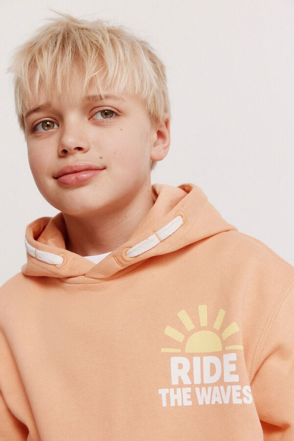 Springfield Kids Sudadera ride waves ni&ntilde;o naranja