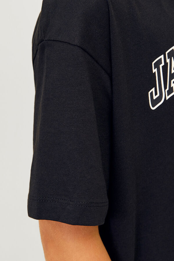 Jack & Jones Junior Camiseta regular fit estampada gris