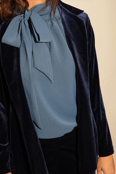 Cul Sac Velvet open blazer