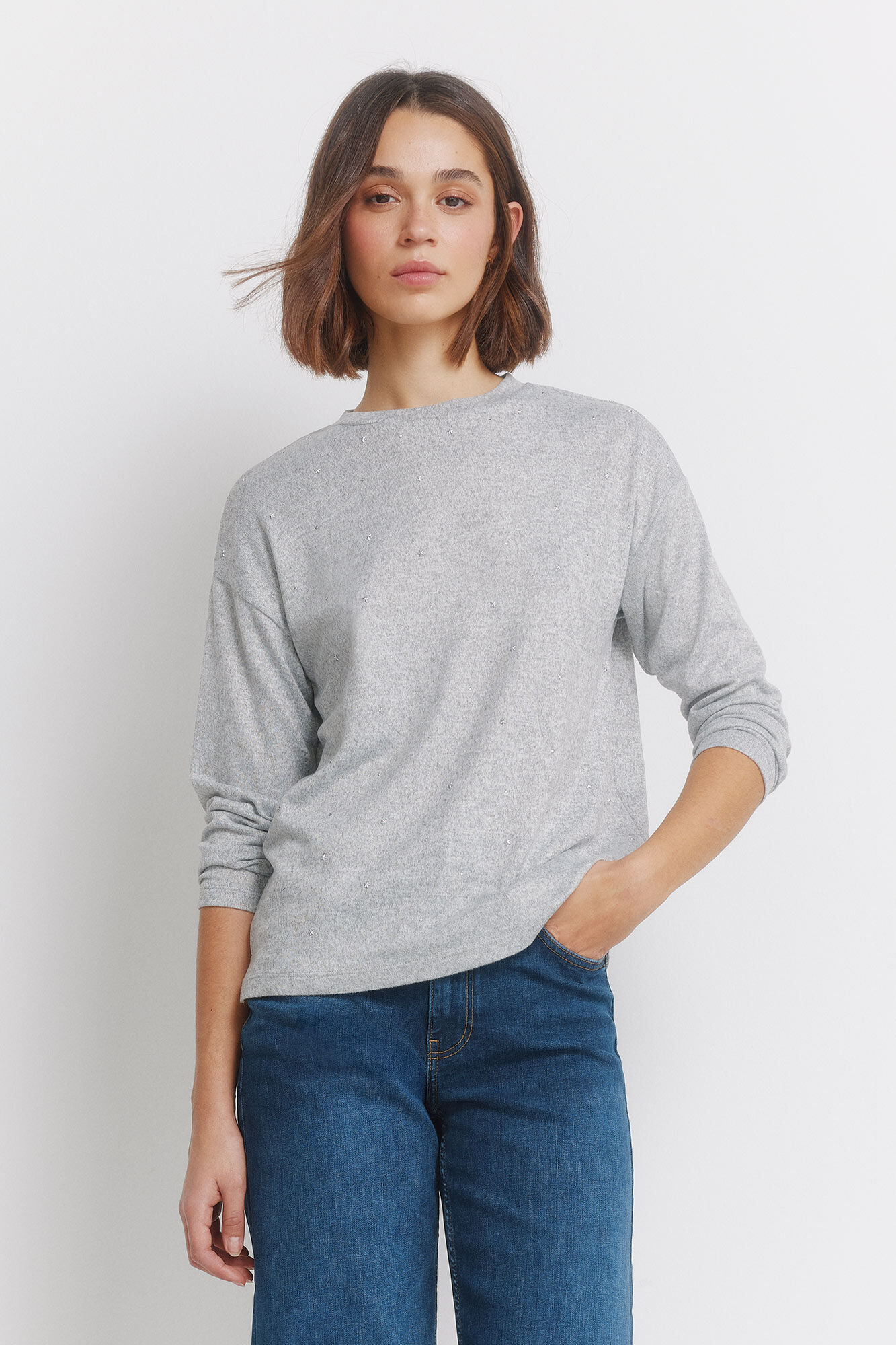 Springfield Front studded T-shirt