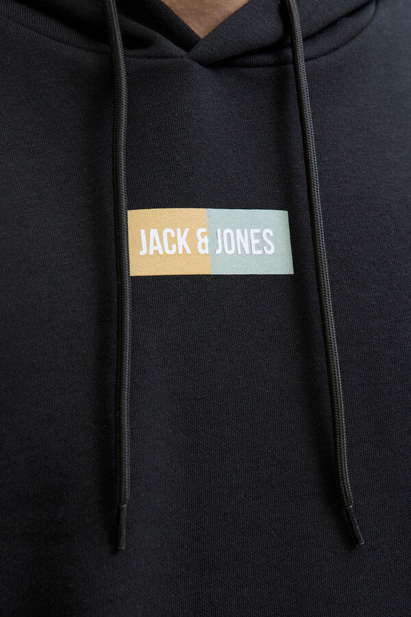 Jack & Jones Sudadera regular fit negro