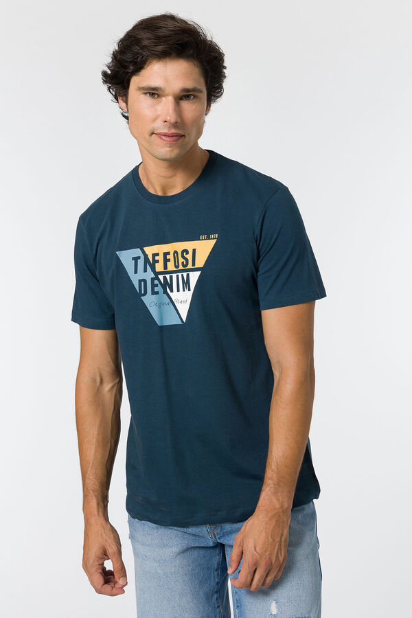 Springfield Ashfield Short-sleeved T-shirt plava