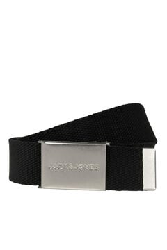 Springfield Belt with metal plaque on the buckle  black