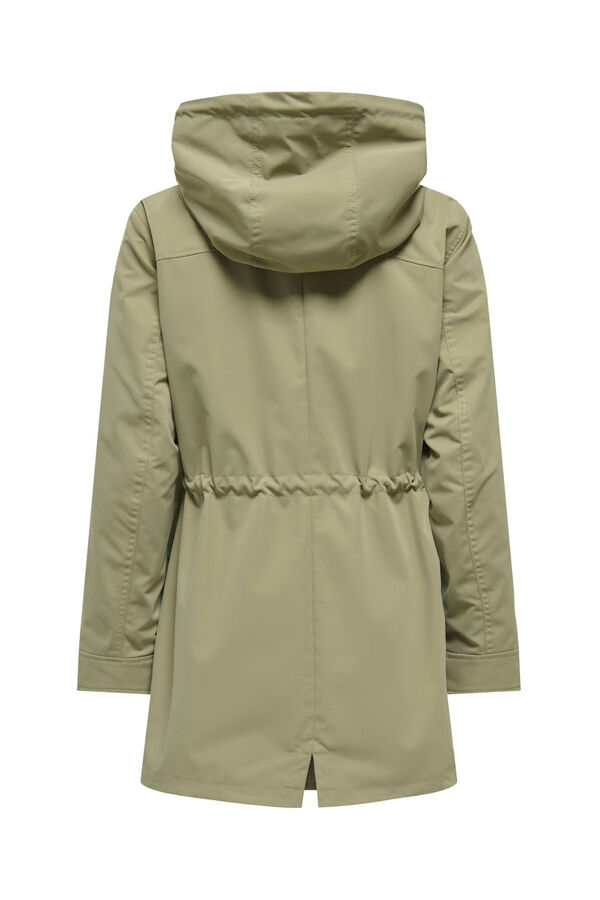 Only Hooded parka printed