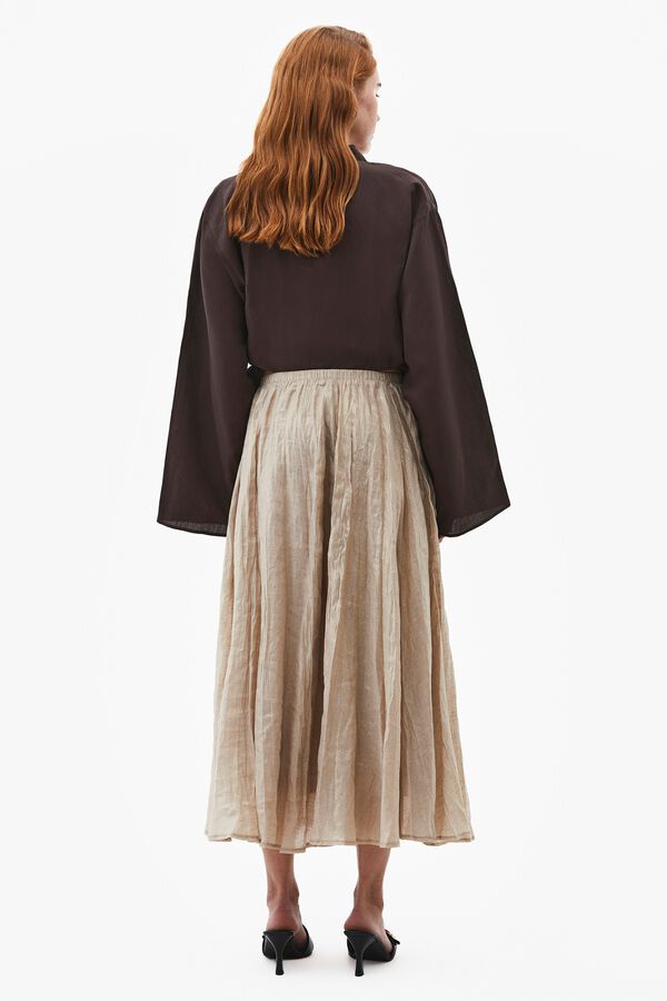 Oxxo Falda midi-larga kaki