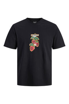 Jack & Jones Camiseta manga corta estampada negro