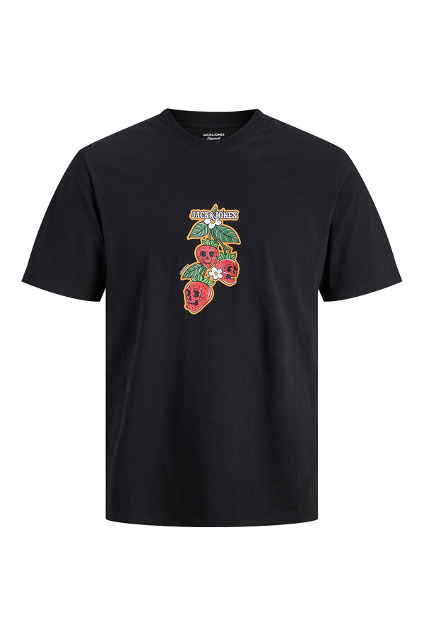 Jack & Jones Camiseta manga corta estampada negro