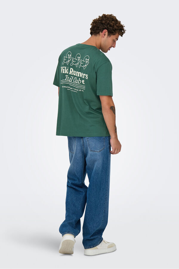 Only & Sons Short sleeve T-shirt blue