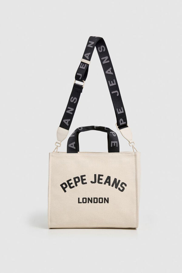 Pepe Jeans Crossbody bag beige