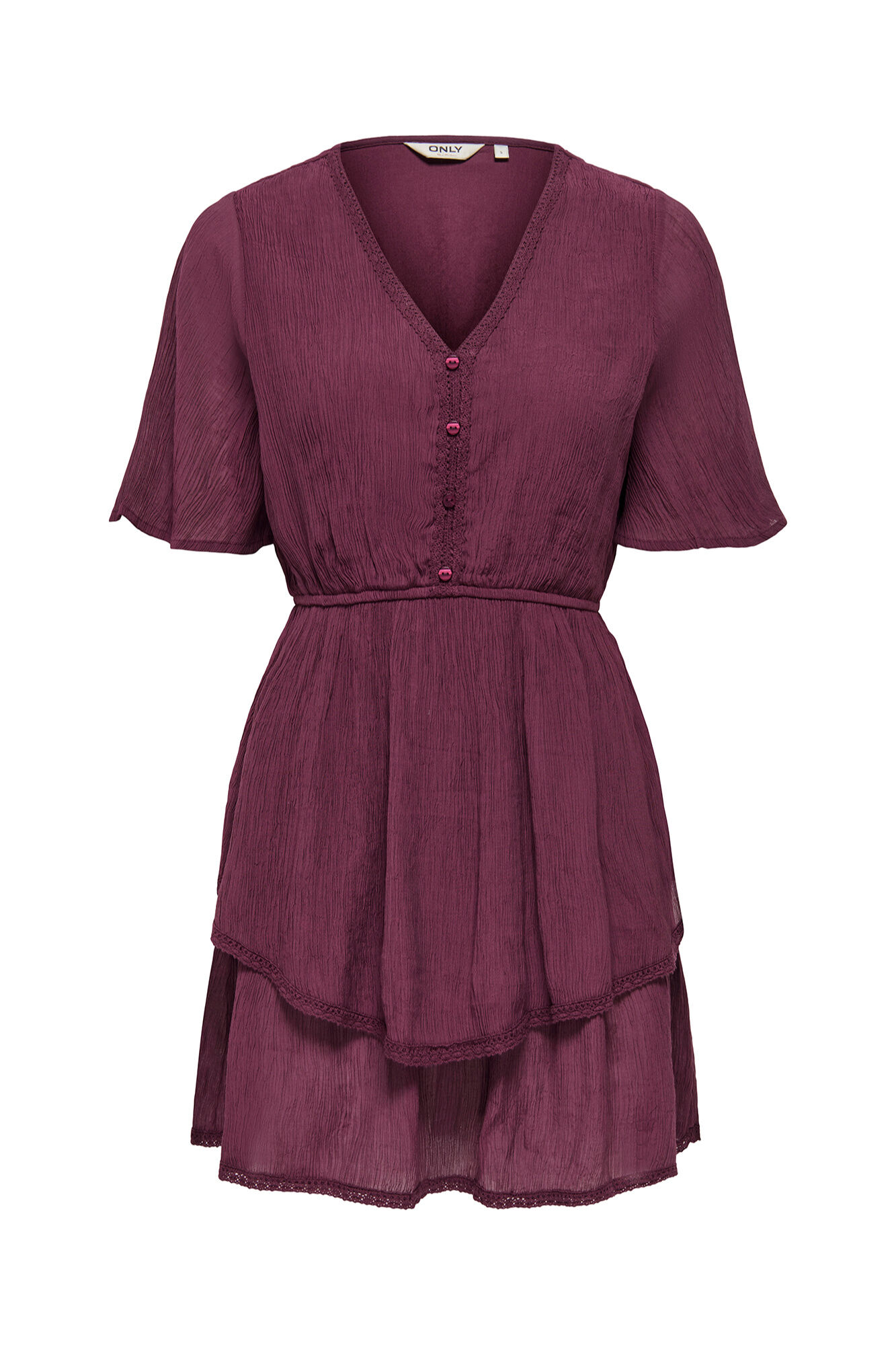 Only Kurzes strukturiertes Kleid
