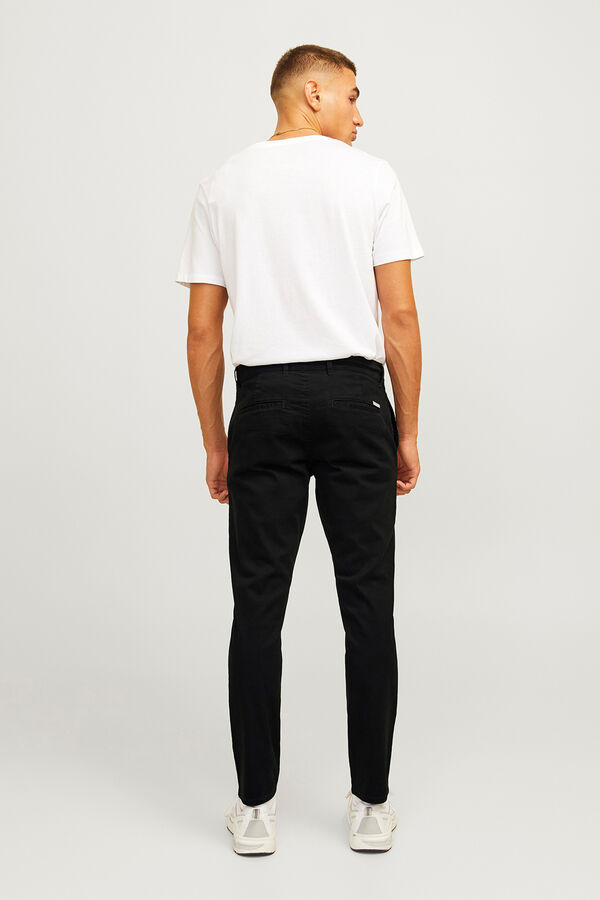 JJ REBEL Slim fit chinos black