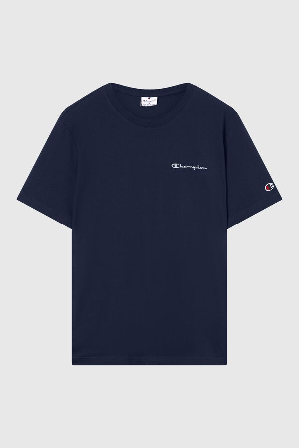 Champion Kurzarm-T-Shirt Blau